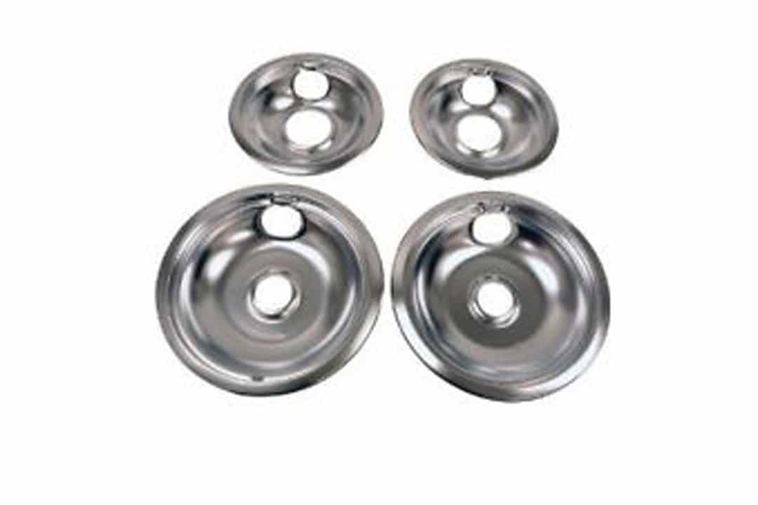 Aluminum drip pans for electric stove with coils