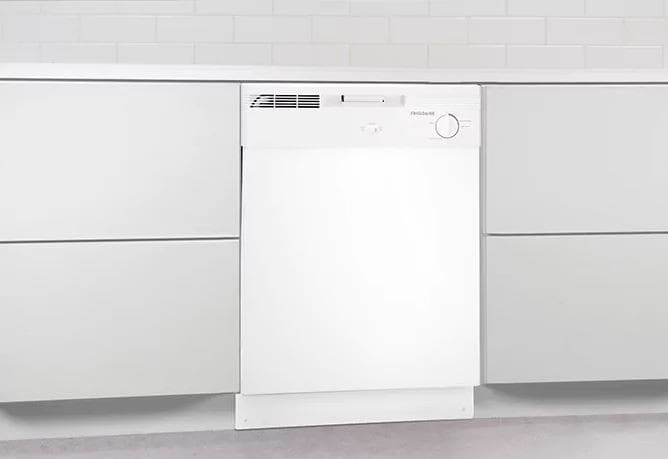 White Frigidaire Dishwasher