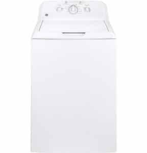White GE Laundry washer unit