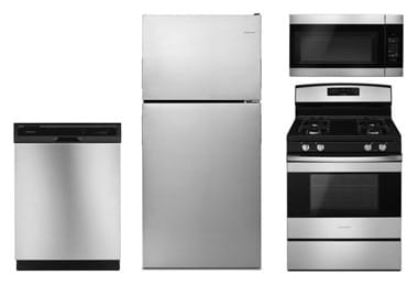 Amana Stainless 4 Piece Kitchen Set