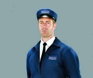 Iconic Maytag Man portrait