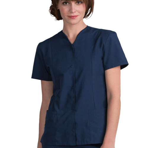 Essential Women's Snap-Front Housekeeping Smock