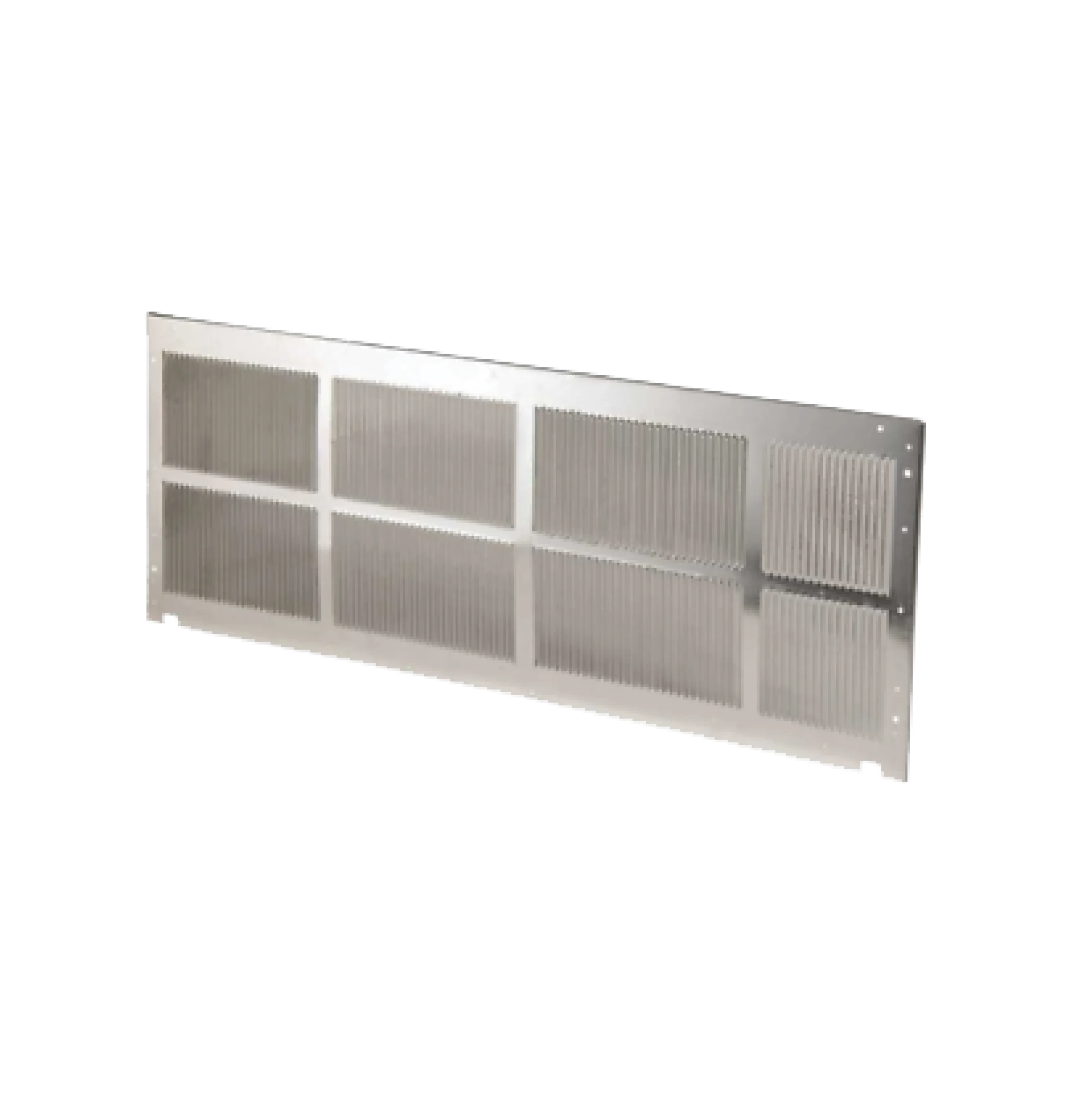 Distinctions Single Pack Stamped Aluminum Grille (Natural Aluminum Color)