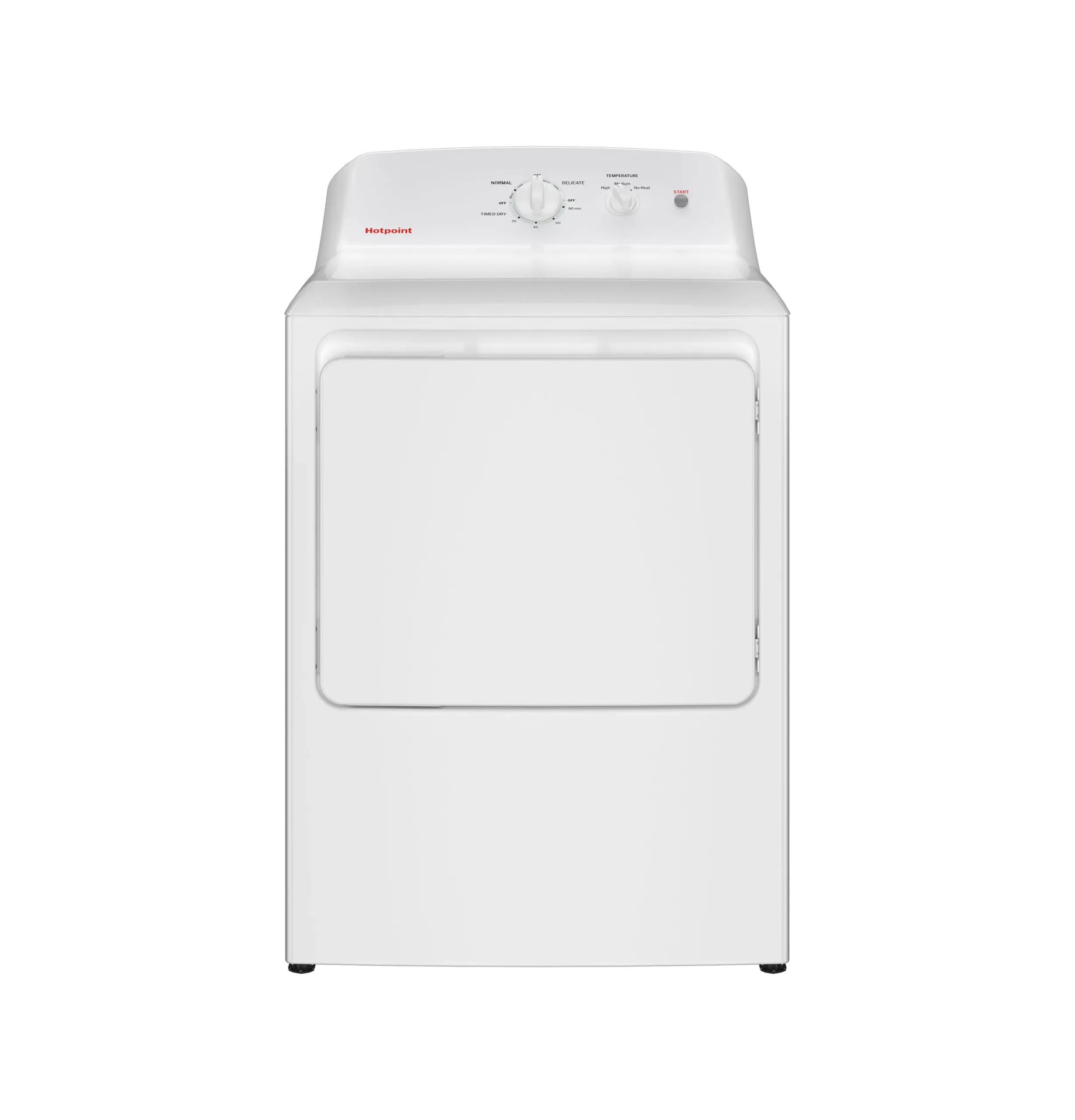 Hotpoint 6.2 Cu. Ft. Residential Dryer - Electric - White