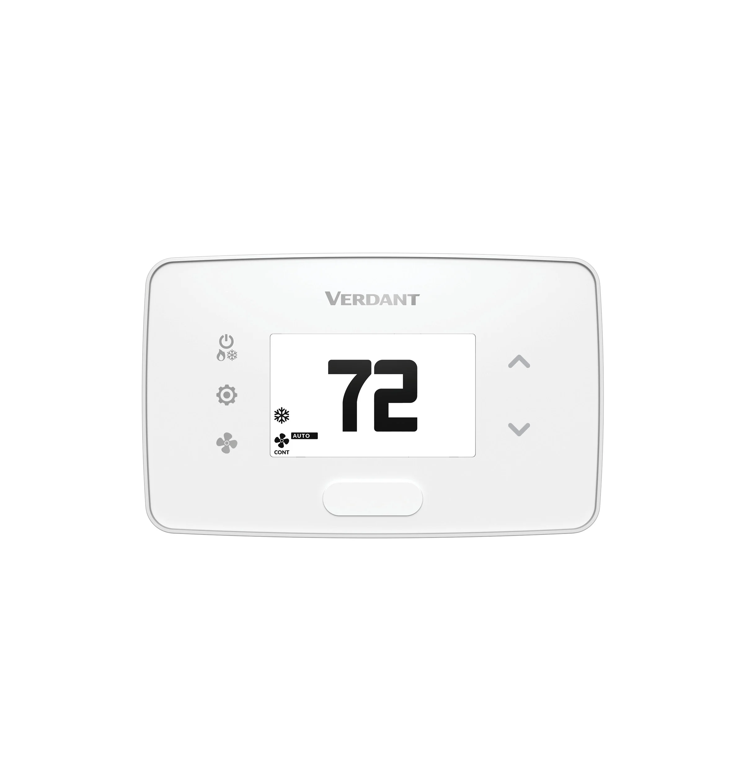 Verdant Standalone Energy Management Thermostat - Compatible with All HVAC Types - VX4 White