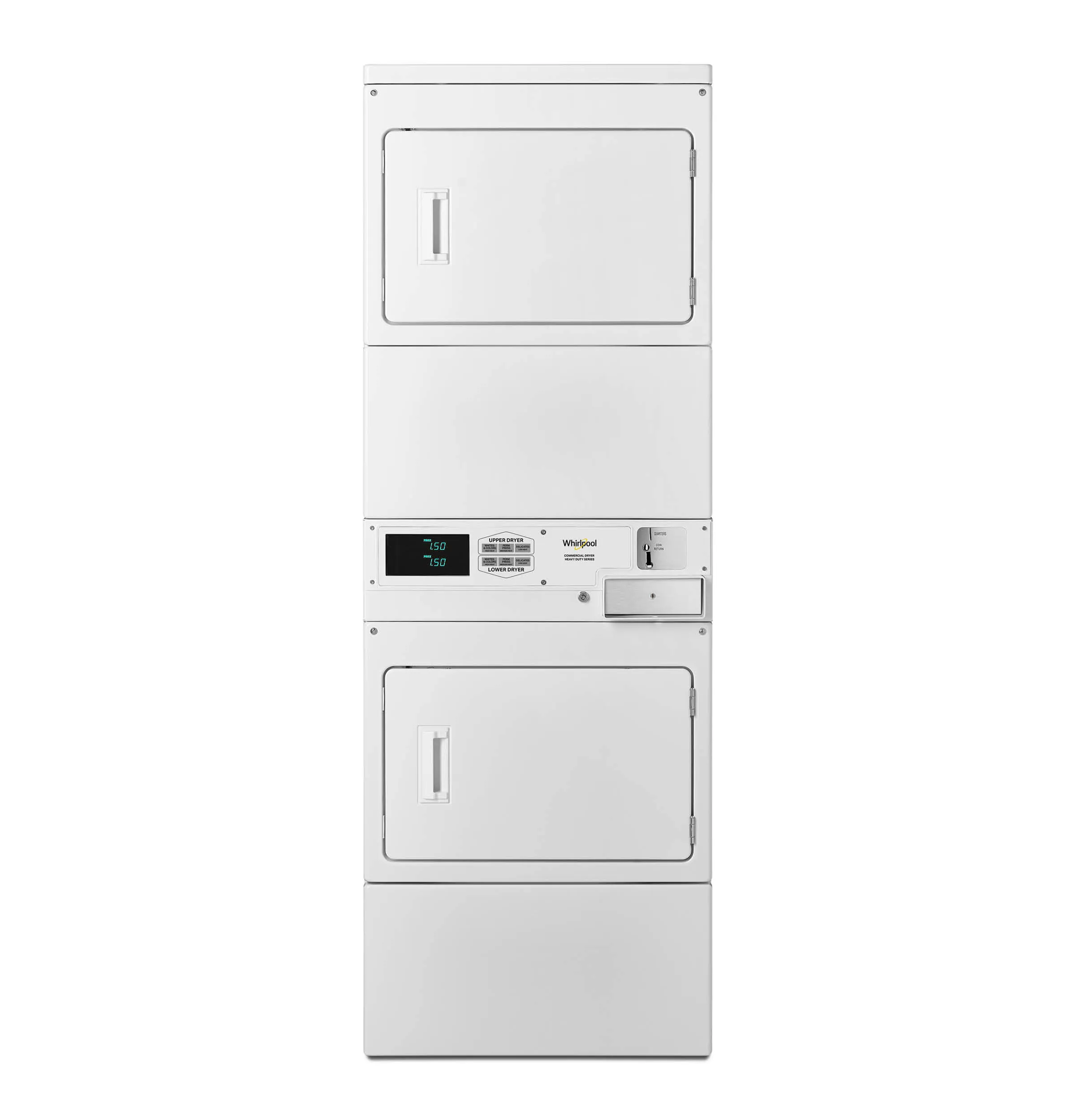 Whirlpool 14.8 Cu. Ft. Capacity Commercial Stacked Dryer - Gas