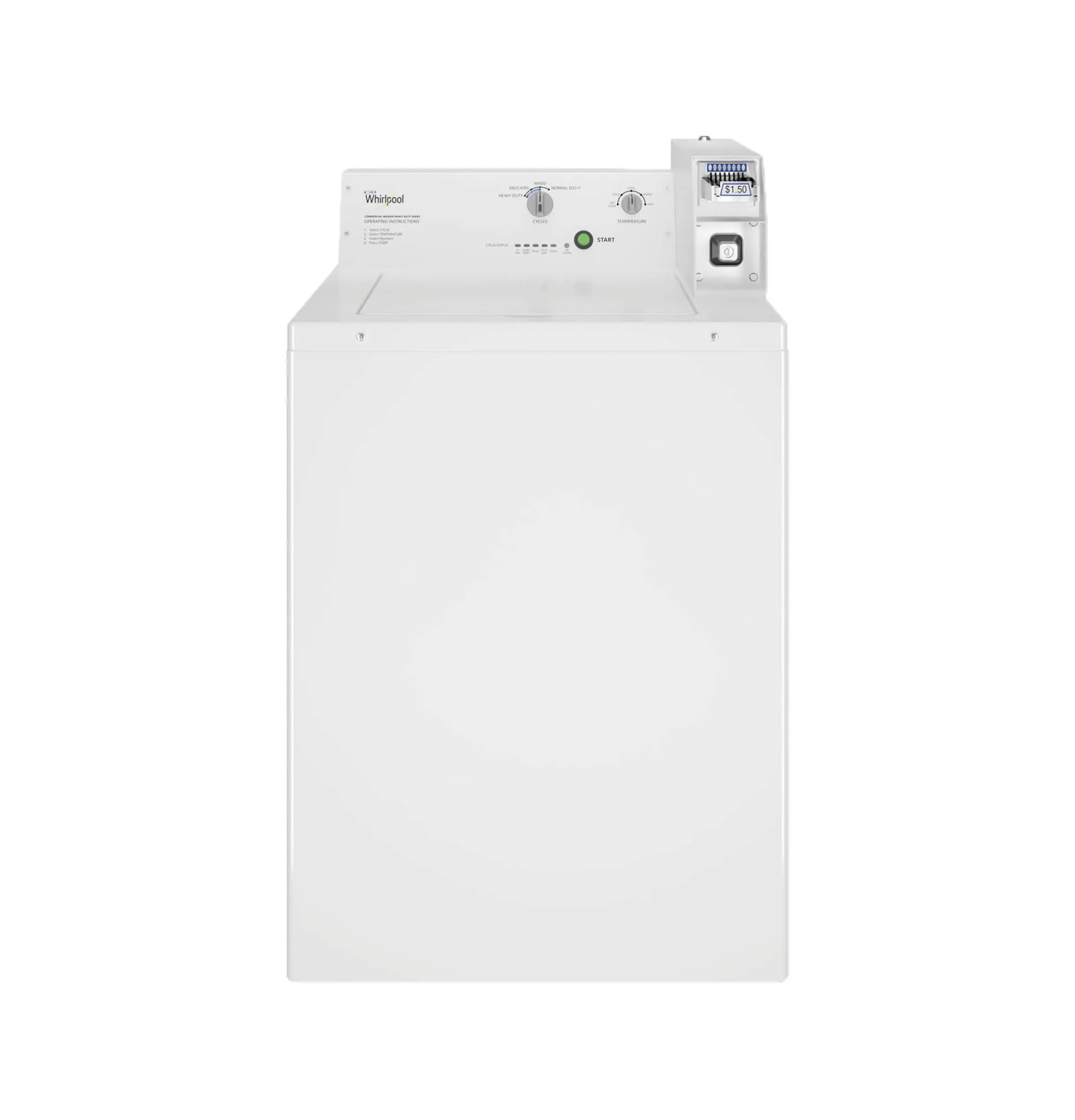Whirlpool 3.27 Cu. Ft. Capacity Commercial Washer - Top Load