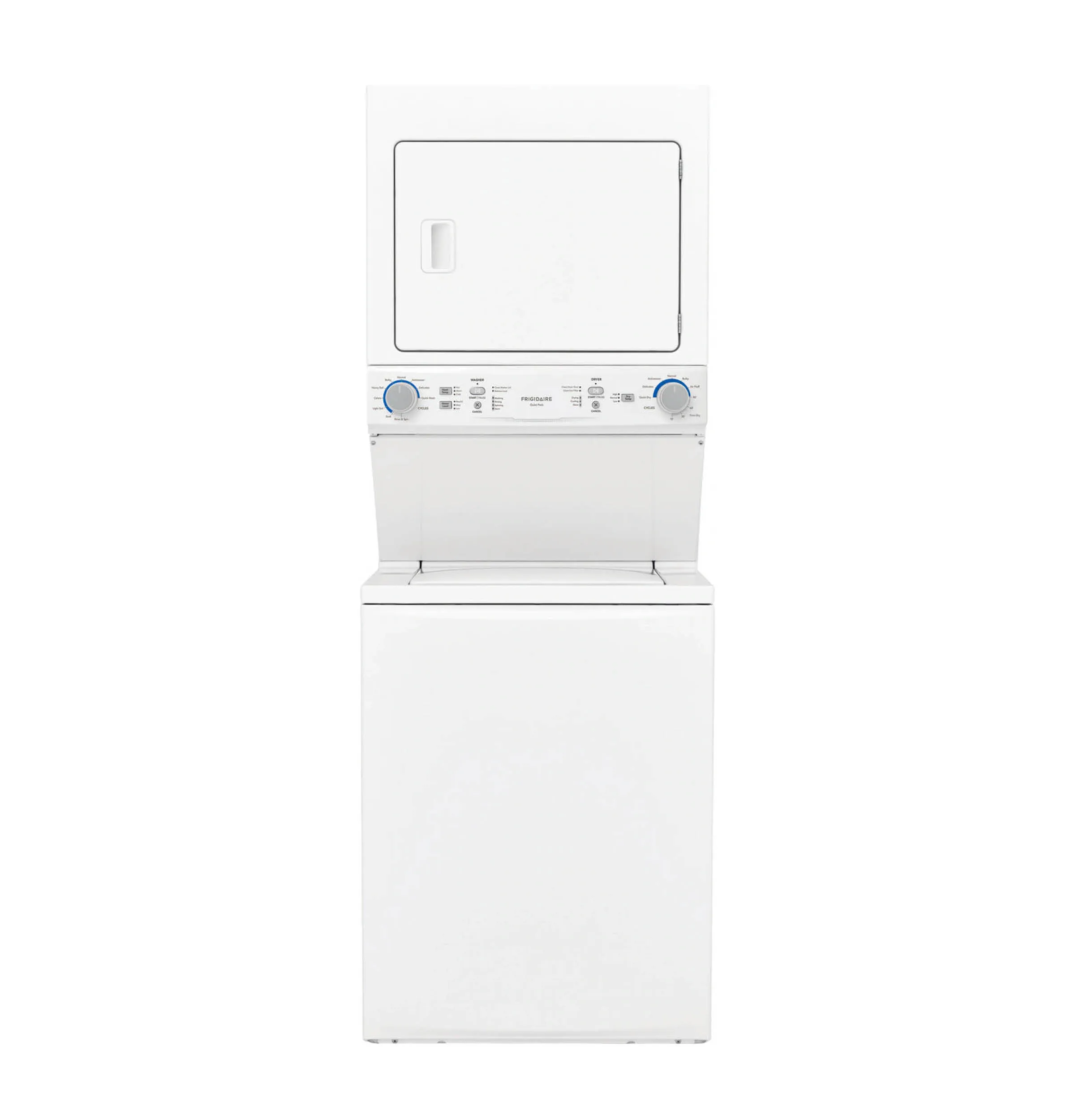 Frigidaire Stacked Residential Laundry Center - 3.9 Cu. Ft. Washer - Electric Dryer - White