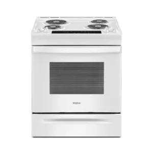Whirlpool 30" Wide Electric Range - 4.8 Cu. Ft. - White