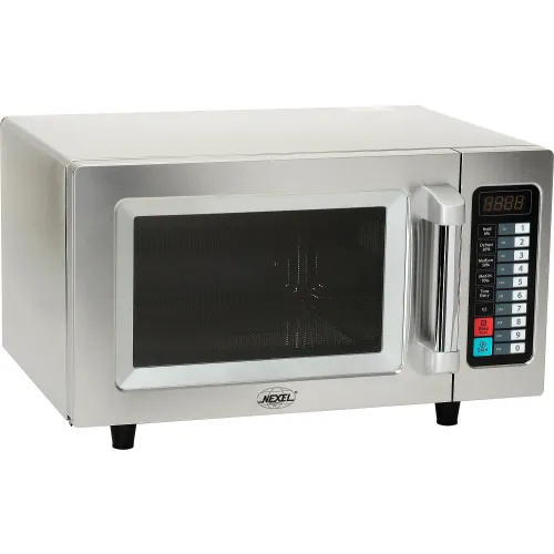 Nexel 0.9 Cu. Ft. Commercial Microwave - 1,000 Watts - Stainless Steel