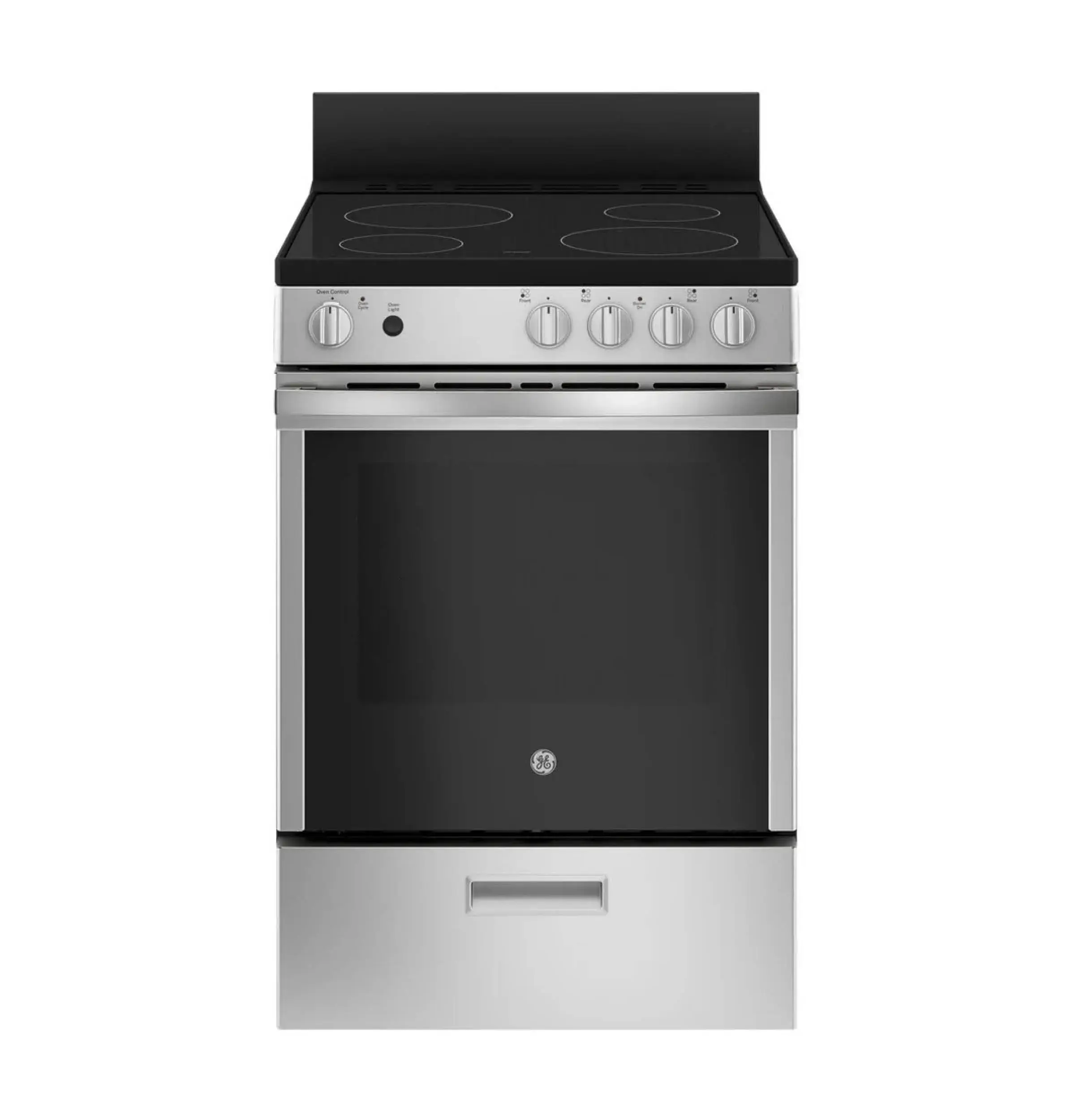 JAS640RMSS-GE-24-In-Electric-Range-Stainlesswebp | Allied Appliance